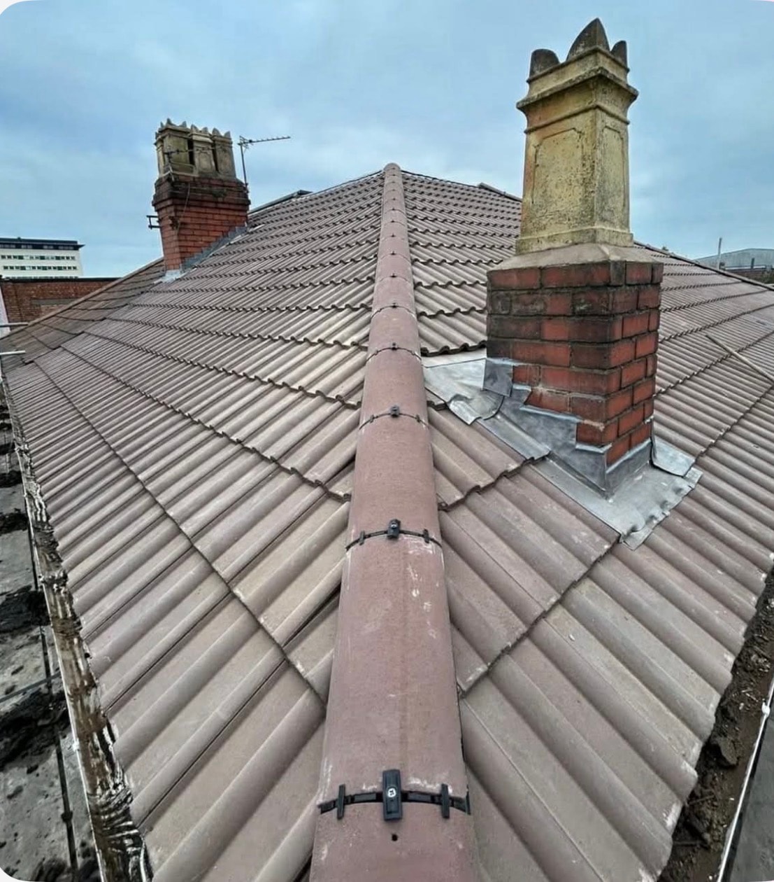 Pitched roofing work by Mondos Roofing